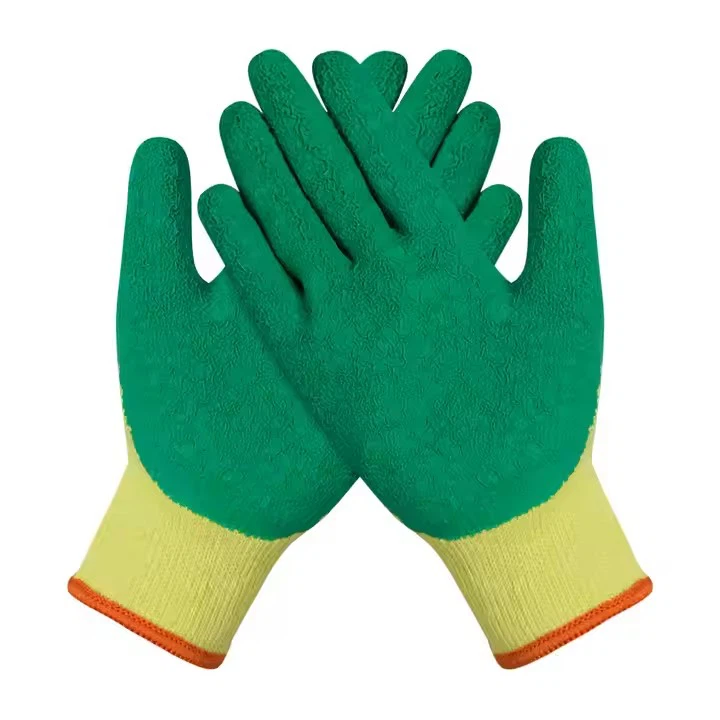 Cotton Latex Safety Gloves