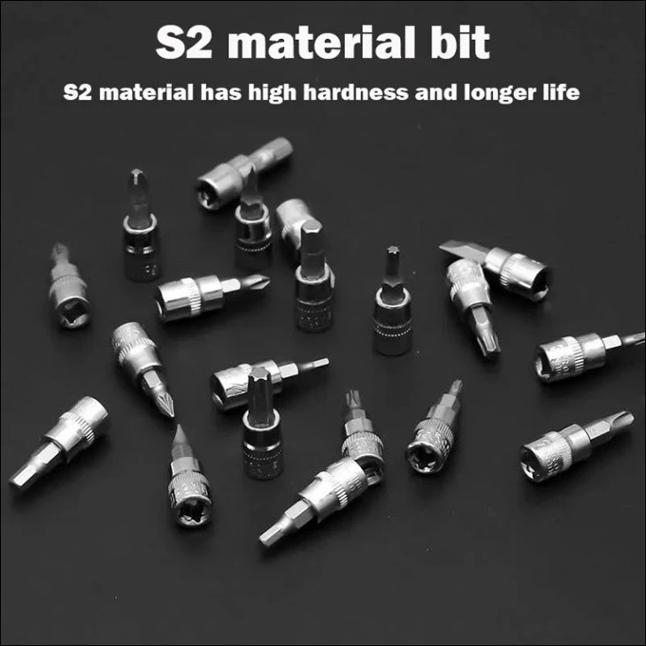 MILLER 46-piece Household Socket Wrench Combination Tool Box