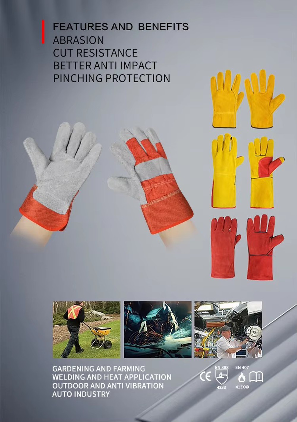 welding leather gloves 8 welding leather gloves 8