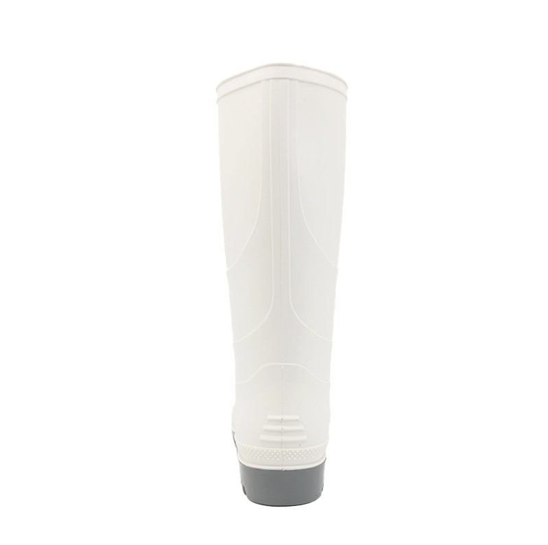 White Anti-slip Waterproof PVC Rain Boots high quality